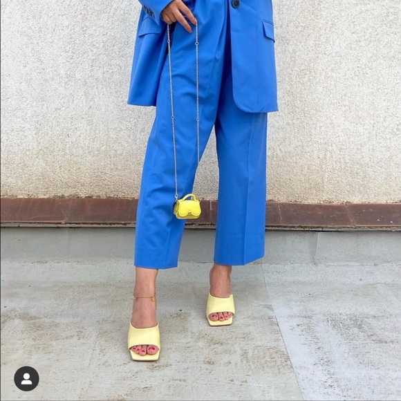 Zara sole sheep leather Sandals bloggers fav - Picture 4 of 11